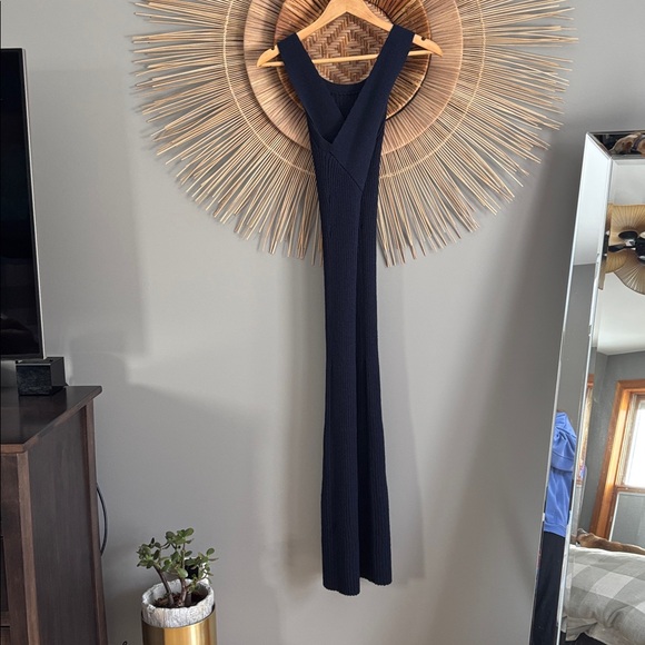 Anthropologie maxi dress xs navy - Picture 6 of 6